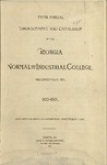 Catalog 1900-1901 by Georgia College and State University