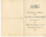Commencement Program 1895 by GCSU Special Collections