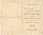 Commencement Program 1897 by GCSU Special Collections