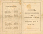 Commencement Program 1898 by GCSU Special Collections