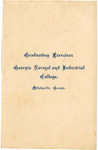 Commencement Program 1901 by GCSU Special Collections