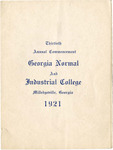 Commencement Program 1921 by GCSU Special Collections