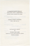 Commencement Program 1939 June by GCSU Special Collections