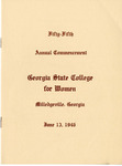 Commencement Program 1946 June by GCSU Special Collections