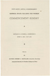 Commencement Program 1947 June by GCSU Special Collections