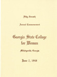 Commencement Program 1948 June by GCSU Special Collections