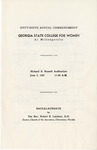 Commencement Program 1957 June by GCSU Special Collections