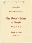 Commencement Program 1966 August by GCSU Special Collections