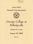 Commencement Program 1969 August by GCSU Special Collections