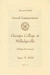 Commencement Program 1970 June by GCSU Special Collections