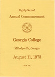 Commencement Program 1973 August by GCSU Special Collections