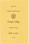 Commencement Program 1973 June by GCSU Special Collections