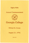 Commencement Program 1976 August by GCSU Special Collections