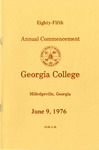 Commencement Program 1976 June by GCSU Special Collections