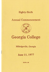 Commencement Program 1977 June by GCSU Special Collections