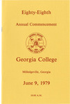 Commencement Program 1979 June by GCSU Special Collections