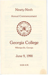Commencement Program 1990 June by GCSU Special Collections
