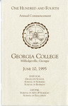 Commencement Program 1995 June by GCSU Special Collections