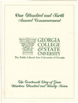 Commencement Program 1997 June by GCSU Special Collections