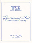Commencement Program 2000 May by GCSU Special Collections
