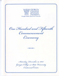 Commencement Program 2002 December by GCSU Special Collections