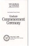 Commencement Program 2007 May Graduate by GCSU Special Collections