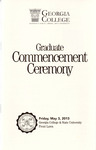 Commencement Program 2013 May Graduate by GCSU Special Collections