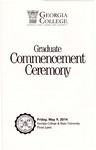 Commencement Program 2014 May Graduate by GCSU Special Collections