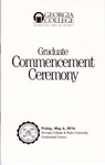 Commencement Program 2016 May Graduate by GCSU Special Collections