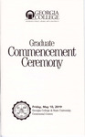 Commencement Program 2019 May Graduate by GCSU Special Collections