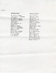 Church Member List